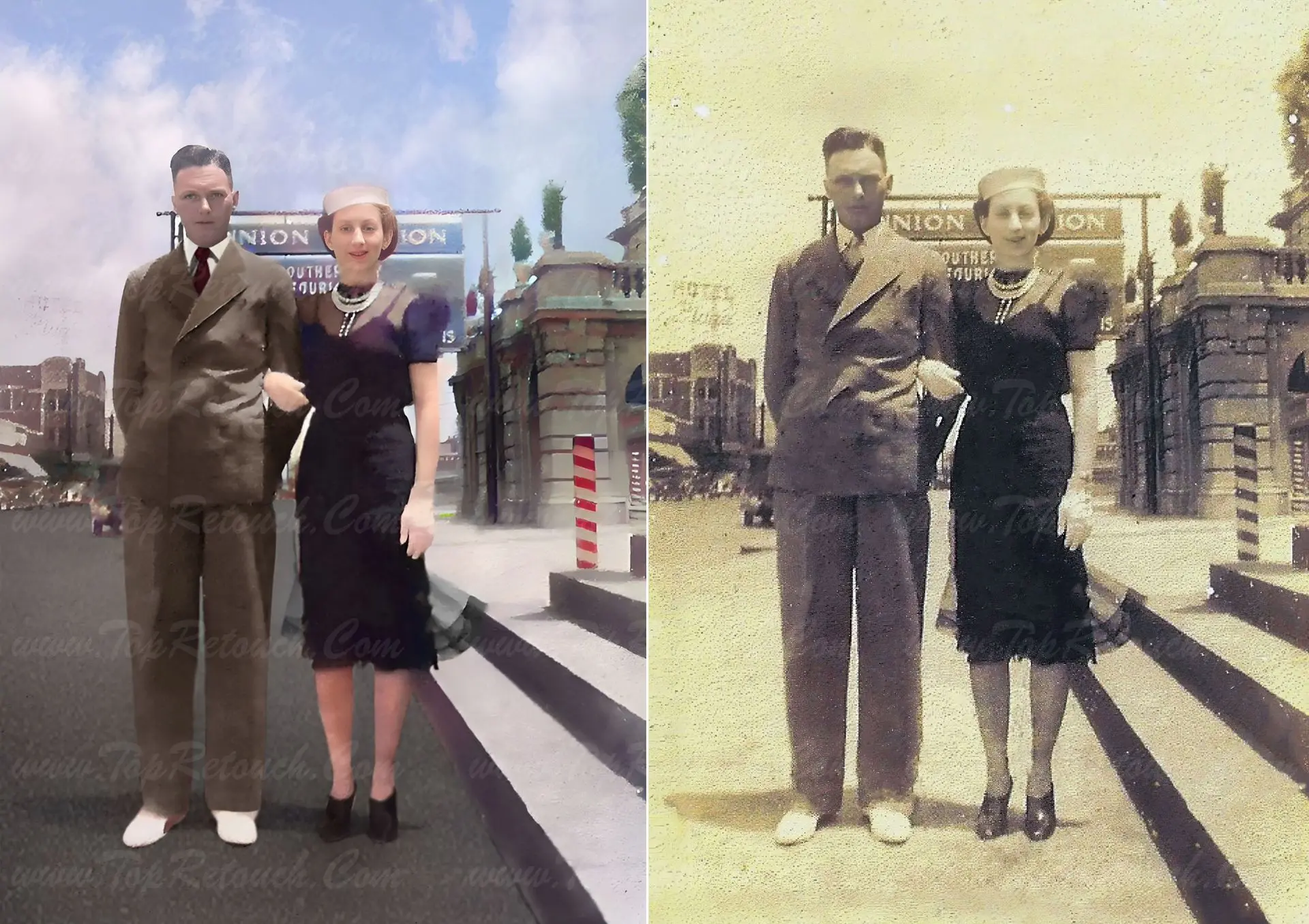 restoration and colorize photo